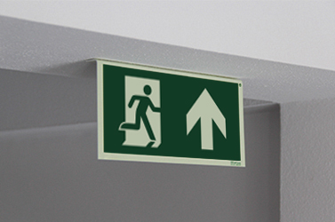 British Standard composite escape route signs