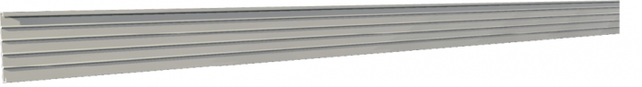 Low Location Lighting, Tamper-proof aluminium rail