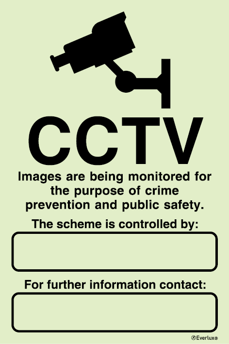 Warning signs, CCTV signage, CCTV