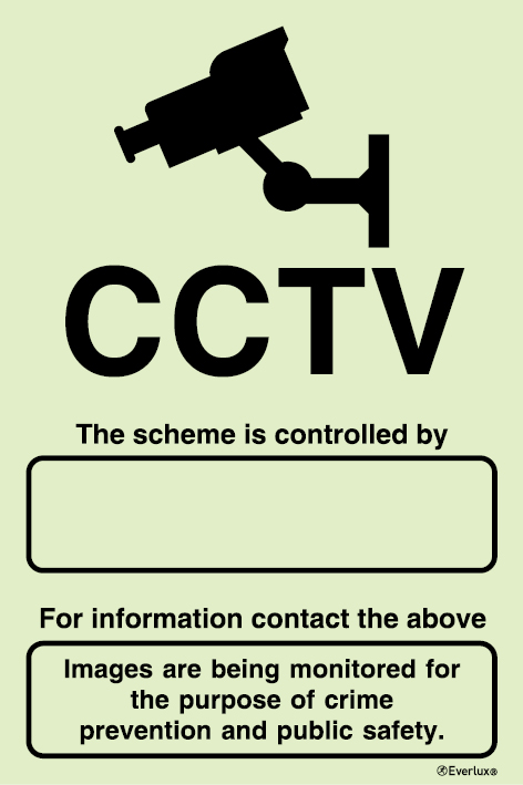 Warning signs, CCTV signage, CCTV