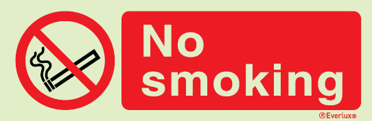 Prohibition signs, signs prohibiting dangerous actions, No smoking