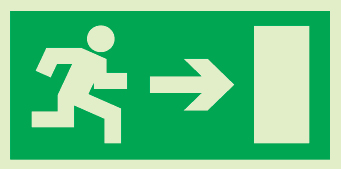 Aluminium signs, Evacuation right