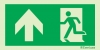 Emergency escape route sign, BS ISO 7010, arrow up