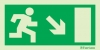 Emergency escape route sign, Escape route signs for people with reduced mobility, Emergency evacuation chair