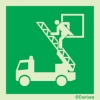 Emergency escape route sign, Safe condition signs, Emergency vehicle