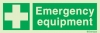 Emergency escape route sign, Safe condition signs, Emergency emquipment