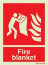 Fire-fighting equipment signs, Fire blanket