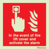 Fire-fighting equipment signs, Alarm call point