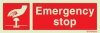 Fire-fighting equipment signs, Emergency stop