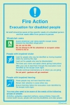 Fire action notices, Procedures in case of emergency