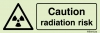 Warning signs, Caution radiation risk