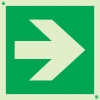 Aluminium signs, Directional arrow