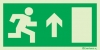 Signs for tunnels, Emergency escape route signs, up