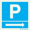 Reflecto-luminescent signs, Parking signs