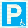 Reflecto-luminescent signs, Parking signs